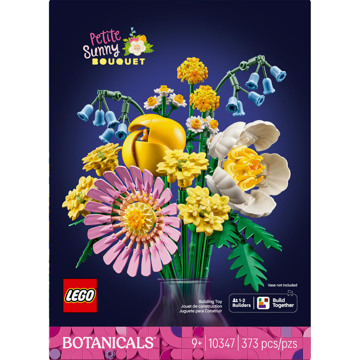 LEGO? Botanicals Petite Sunny Bouquet Flower Decor Set 10347 - Image 3