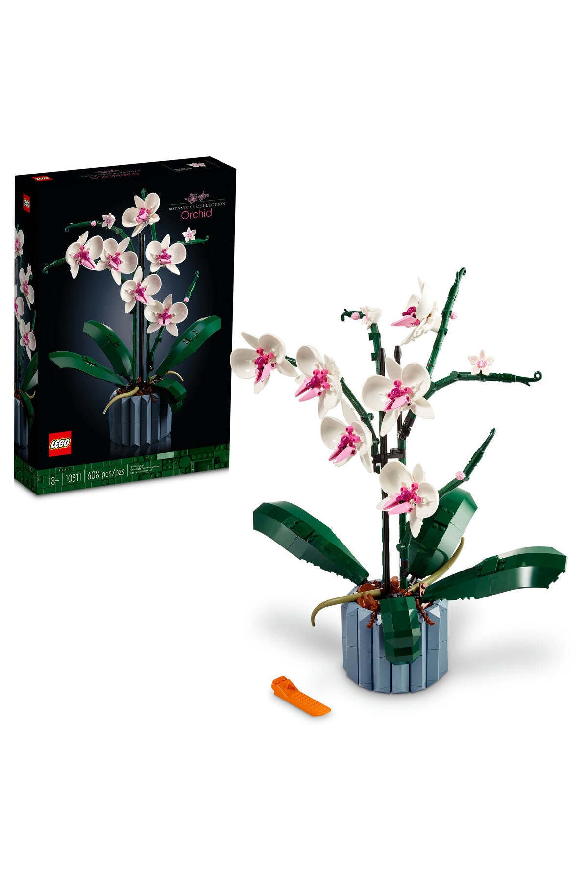 LEGO? Orchid 10311 Plant Decor Building Kit 608 Pieces