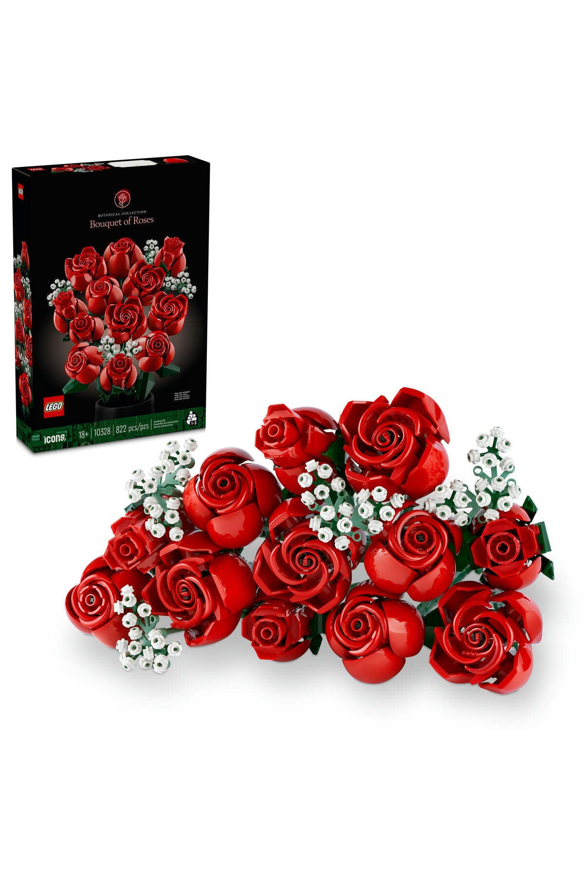 LEGO? Icons Bouquet of Roses Building Set 10328