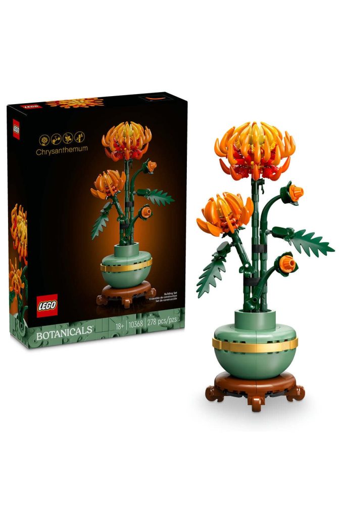 LEGO? Icons Chrysanthemum Flower Decor Building Set 10368