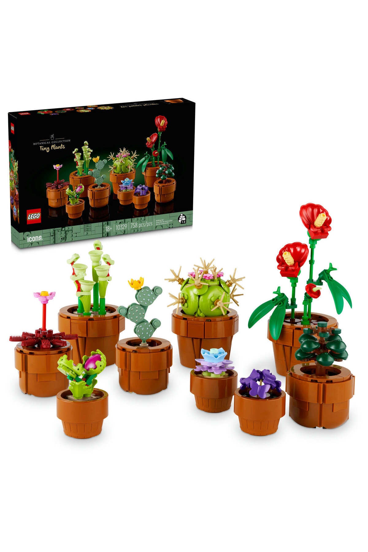 LEGO? Icons Tiny Plants Building Set for Adults 10329