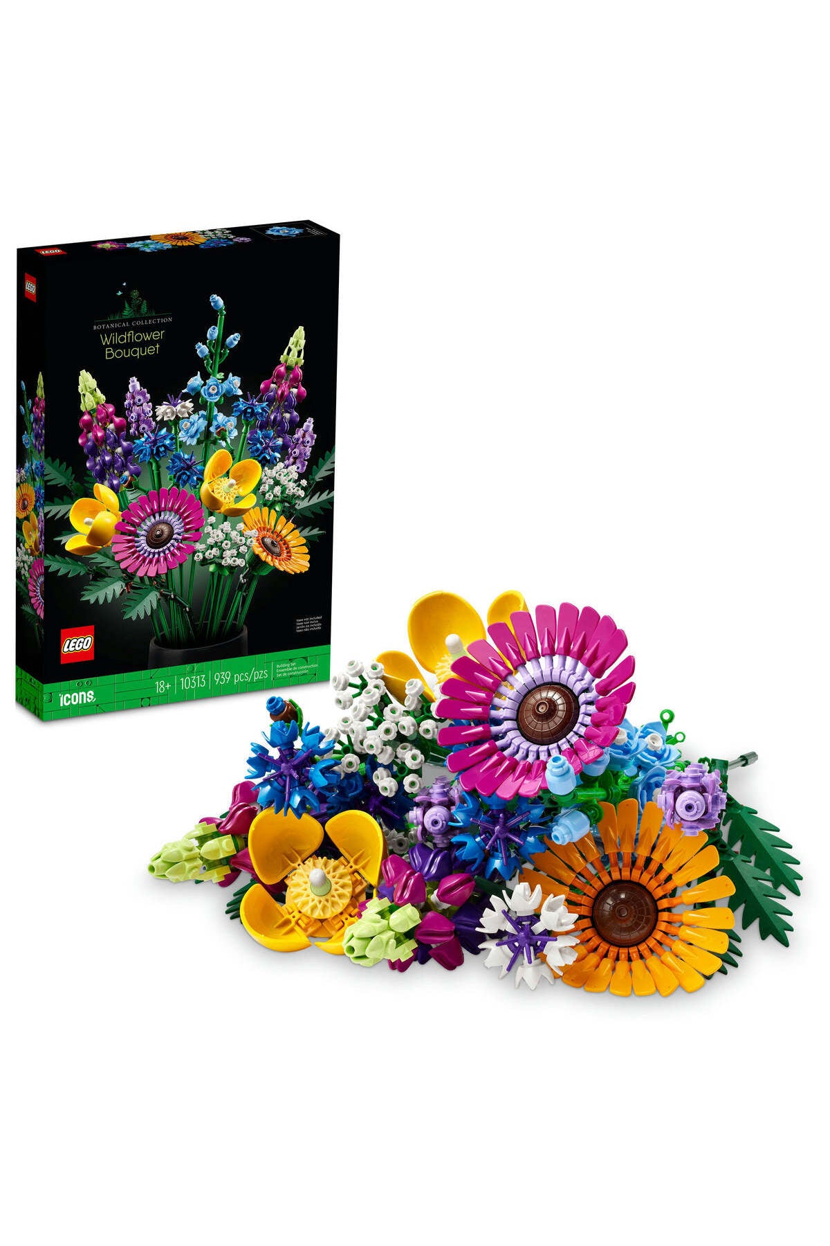 LEGO? Icons Wildflower Bouquet 10313 Building Set 939 Pieces