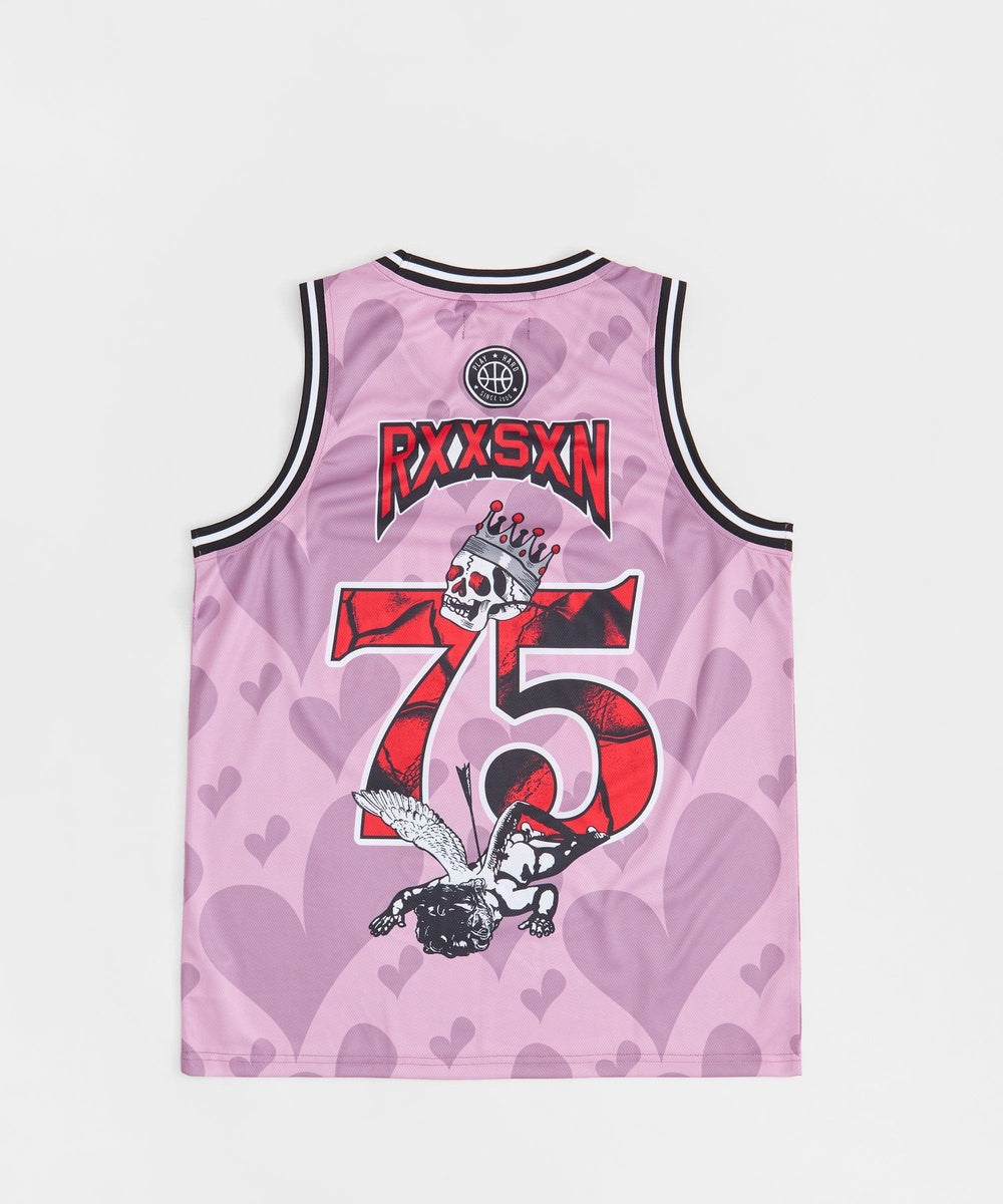 Heart Breakers Club Basketball Jersey - Mauve - Image 2