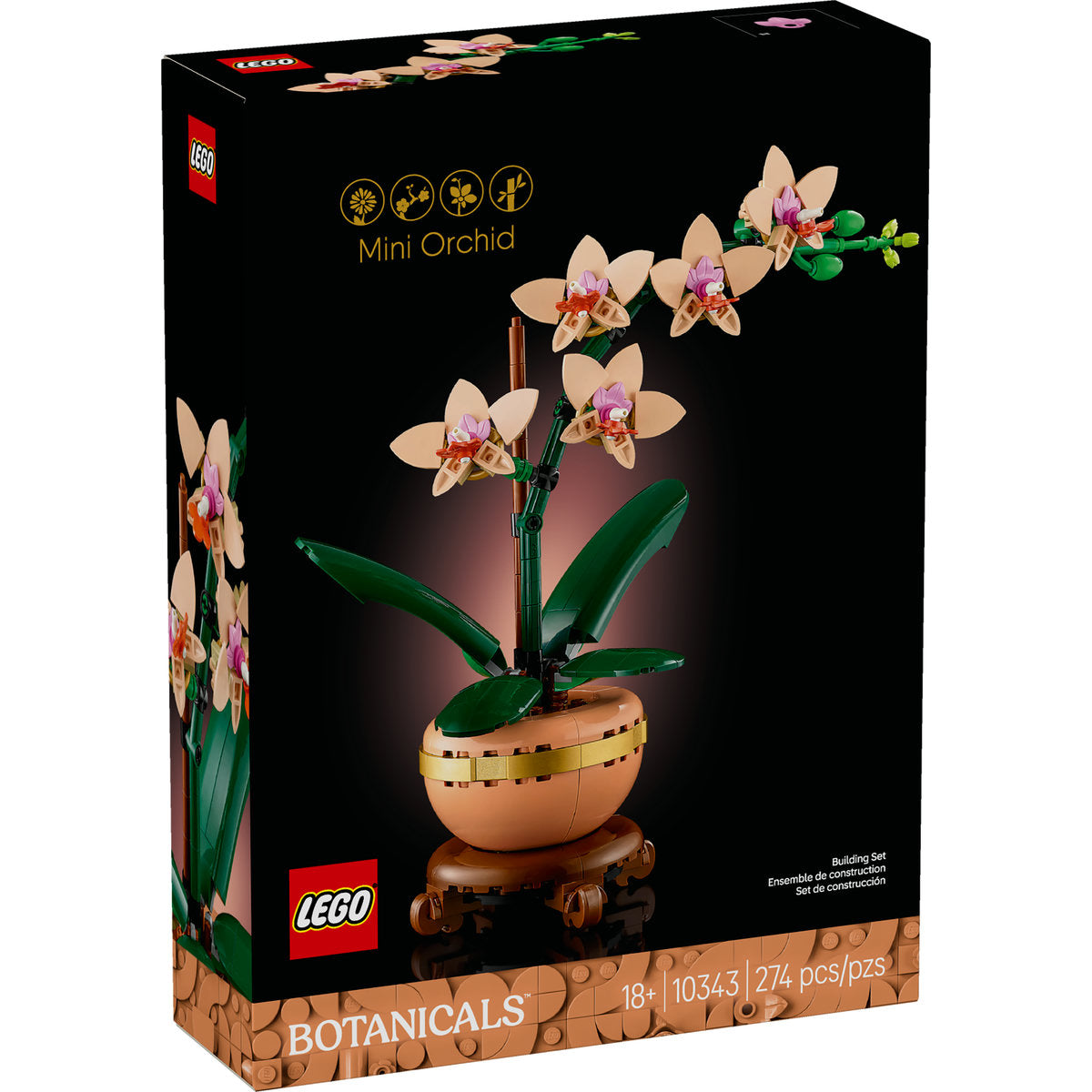 LEGO? Botanicals Mini Orchid Plant Gift 10343 - Image 2