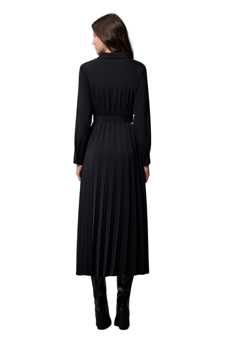 Shirt Dress With Pleated Skirt - Skirt - Image 17