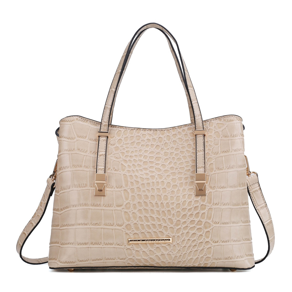 Aurelia Embossed Shoulder Bag - Image 15