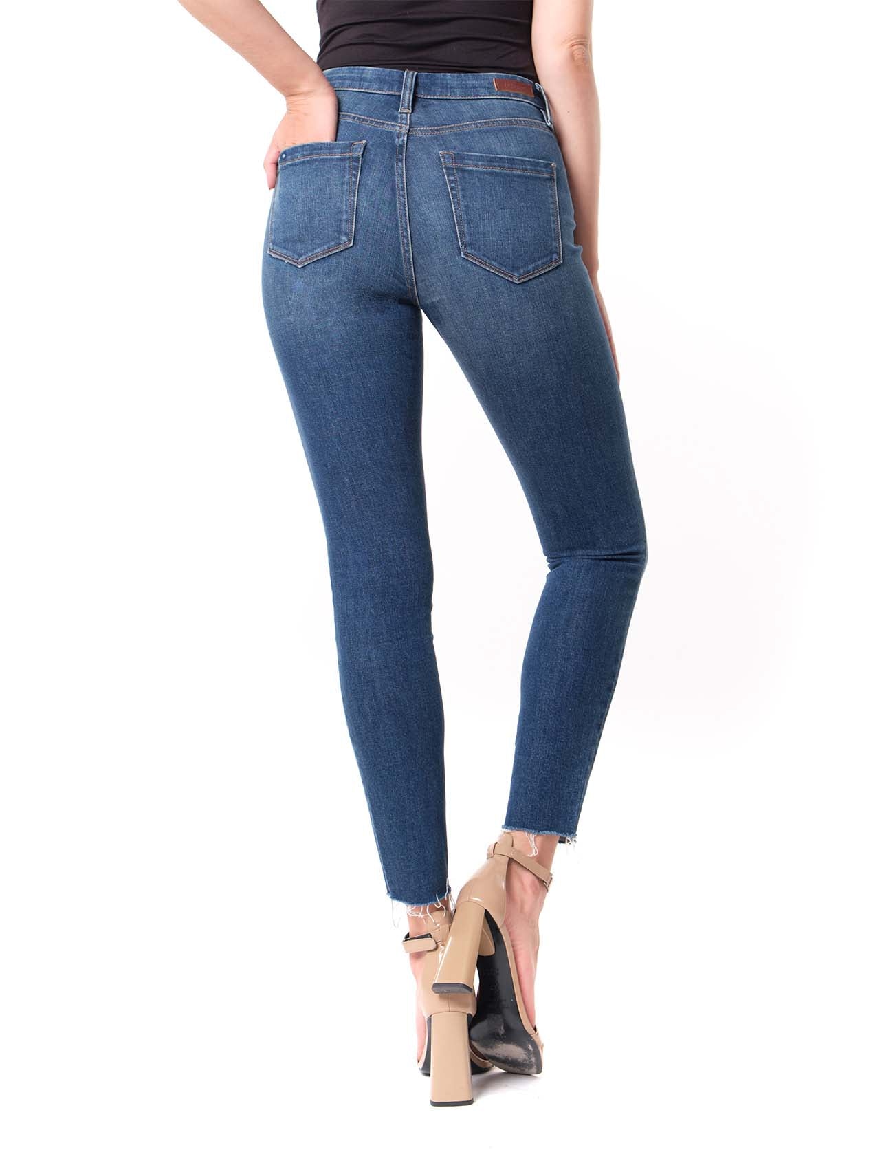Mid Rise Cropped Skinny Jeans - Image 3