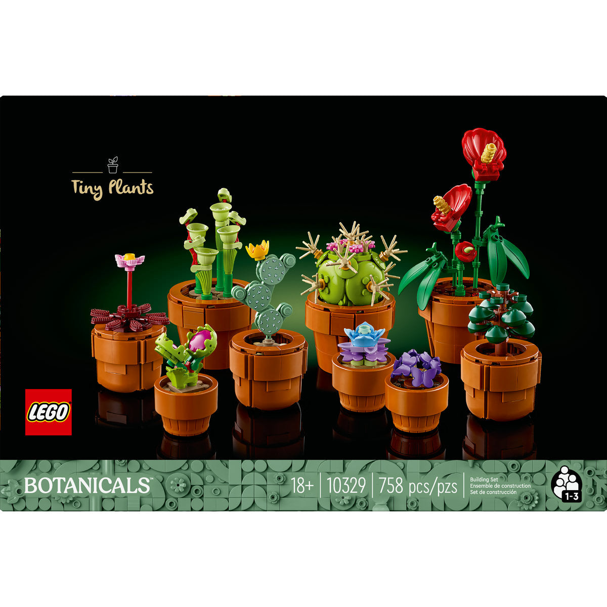 LEGO? Icons Tiny Plants Building Set for Adults 10329 - Image 4