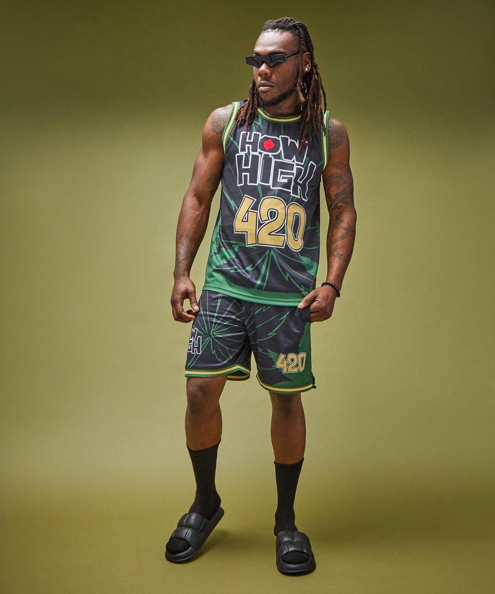 How High Basketball Short - Black - Image 12