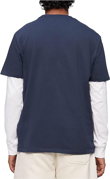 Short Sleeves Smooth Cotton Solid Crewneck Tee - Image 2
