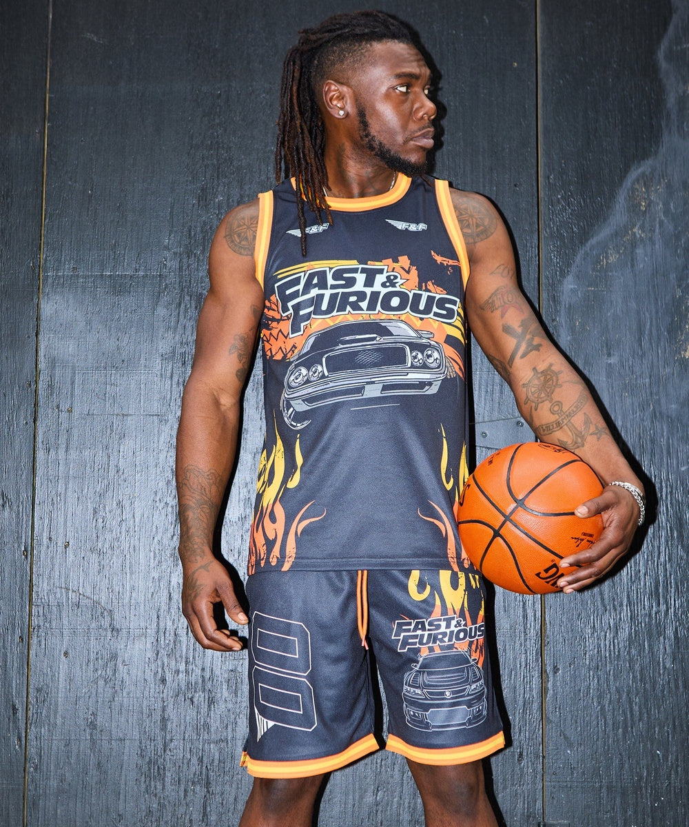 Fast & Furious Basketball Jersey - Black - Image 2