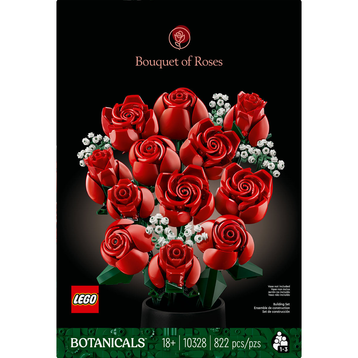LEGO? Icons Bouquet of Roses Building Set 10328 - Image 3