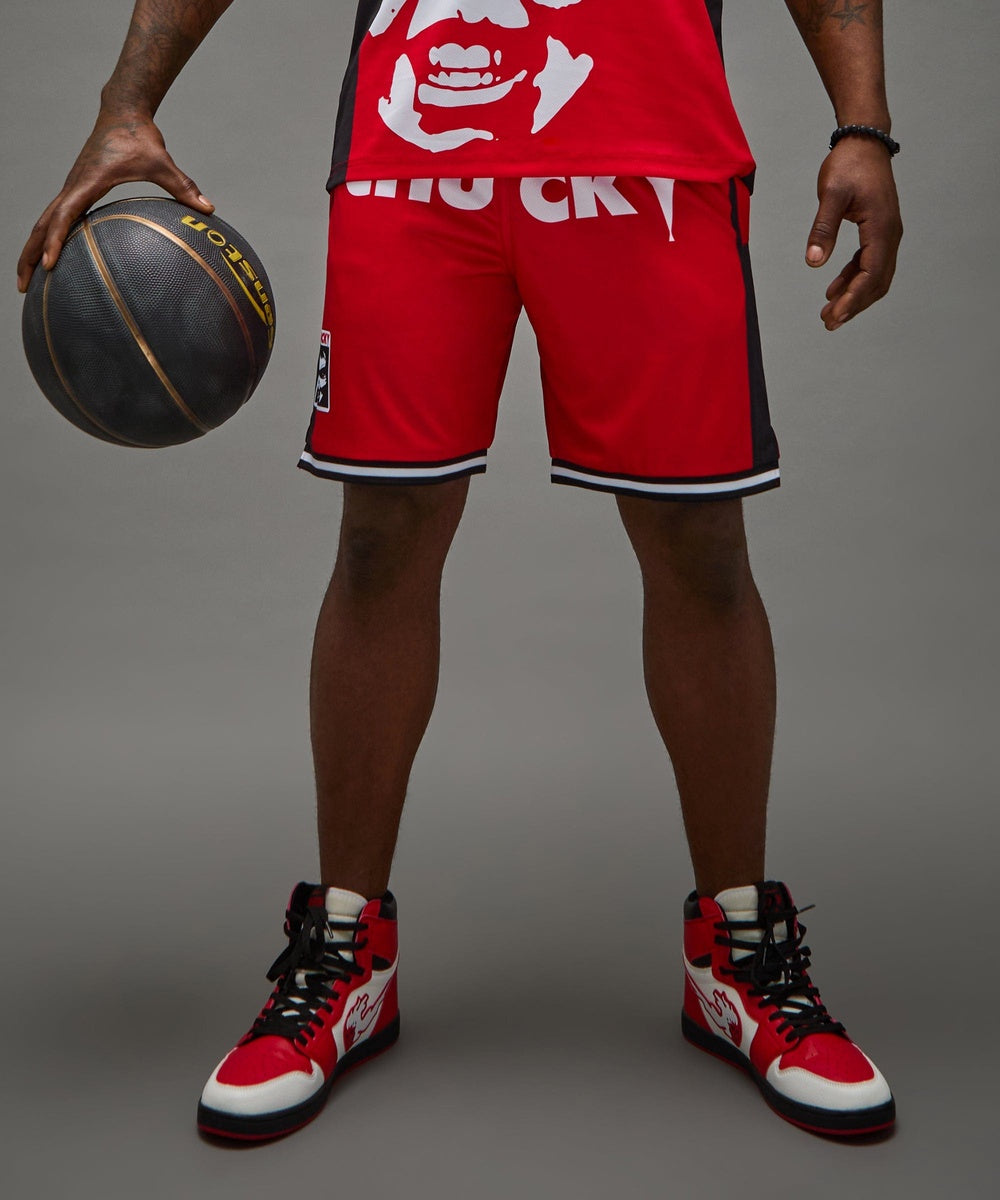Chucky Basketball Short - Red - Image 11