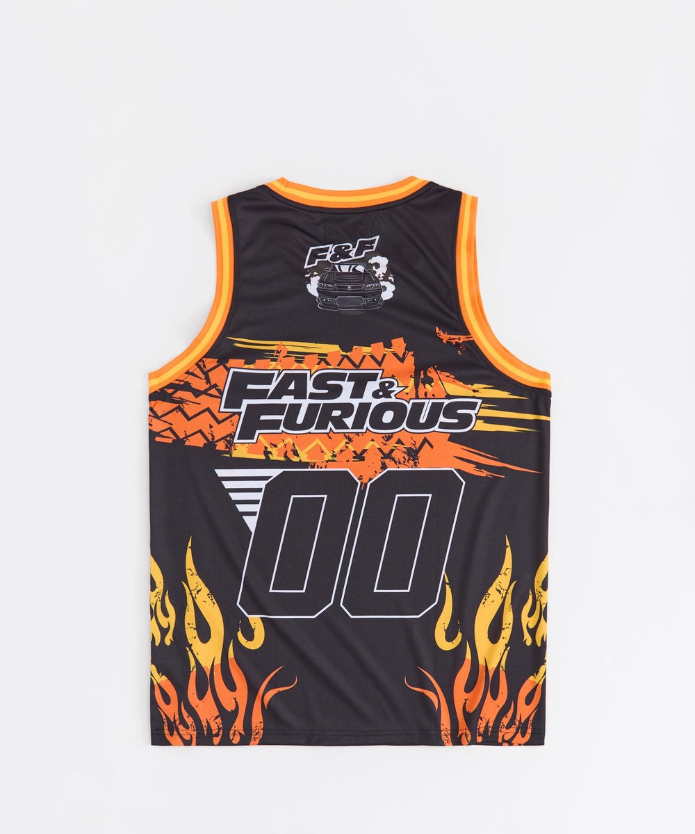 Fast & Furious Basketball Jersey - Black - Image 4