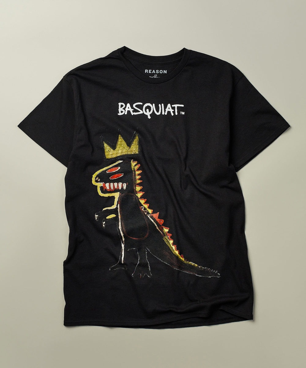 Basquiat??Pez Dino Print Tee - Black - Image 5