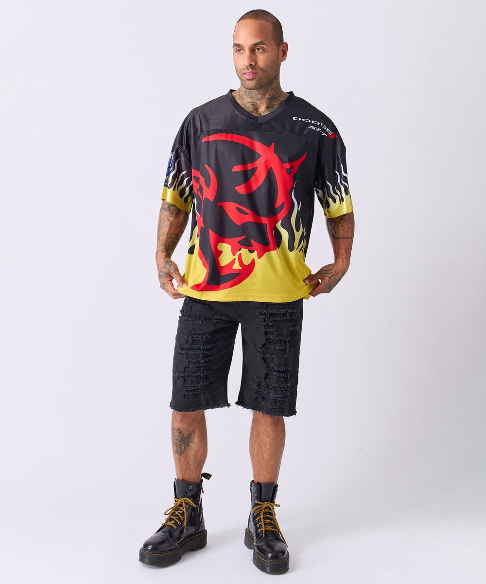 Dodge Football Jersey - Black - Image 8