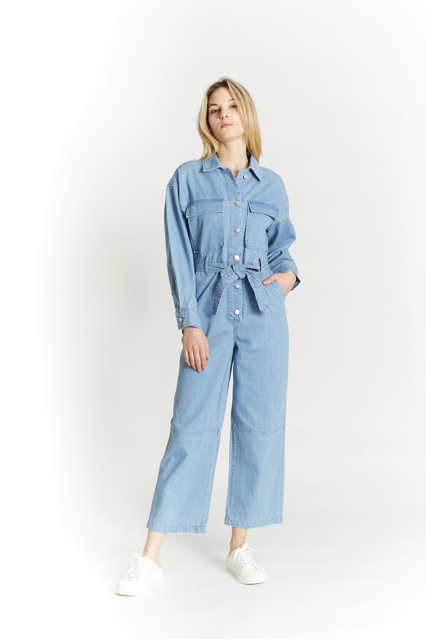 Powder Blue Jumpsuit by Oat New York