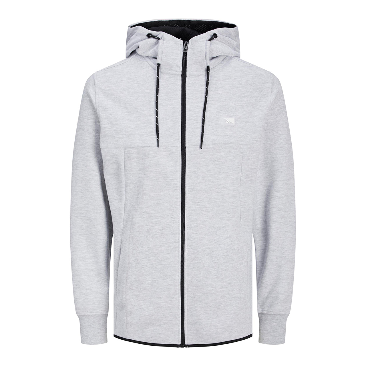 High Neck Zip Hoodie