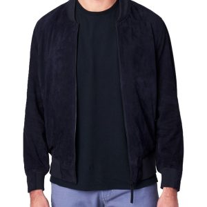 Suede Bomber Jacket
