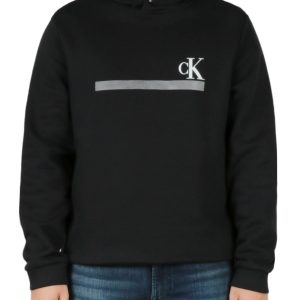 Long Sleeves Foil Stripe Hoodie