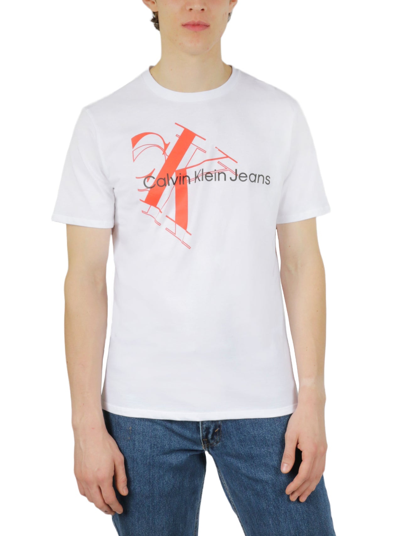 Short Sleeves Tilt Monogram Jean Tee - Image 5