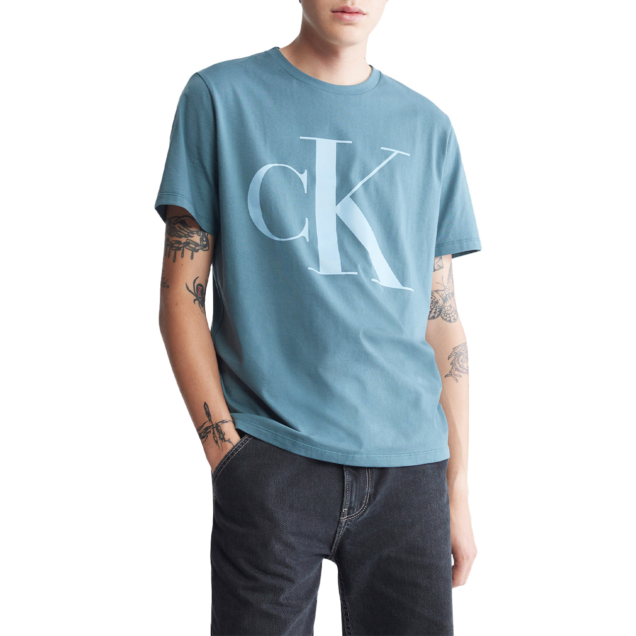 Short Sleeves Relaxed Monogram Tee - Image 5