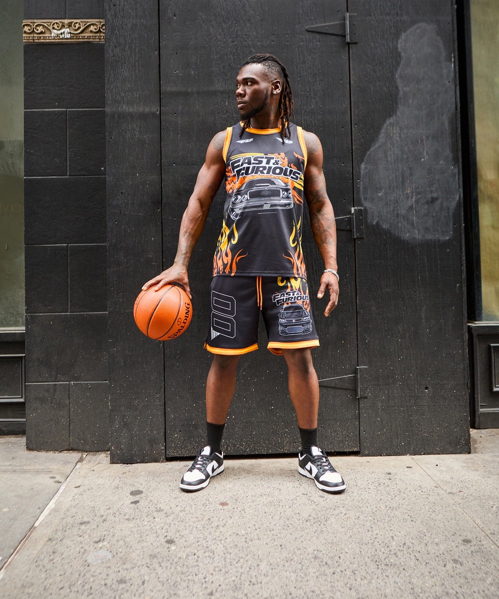 Fast & Furious Basketball Jersey - Black - Image 6