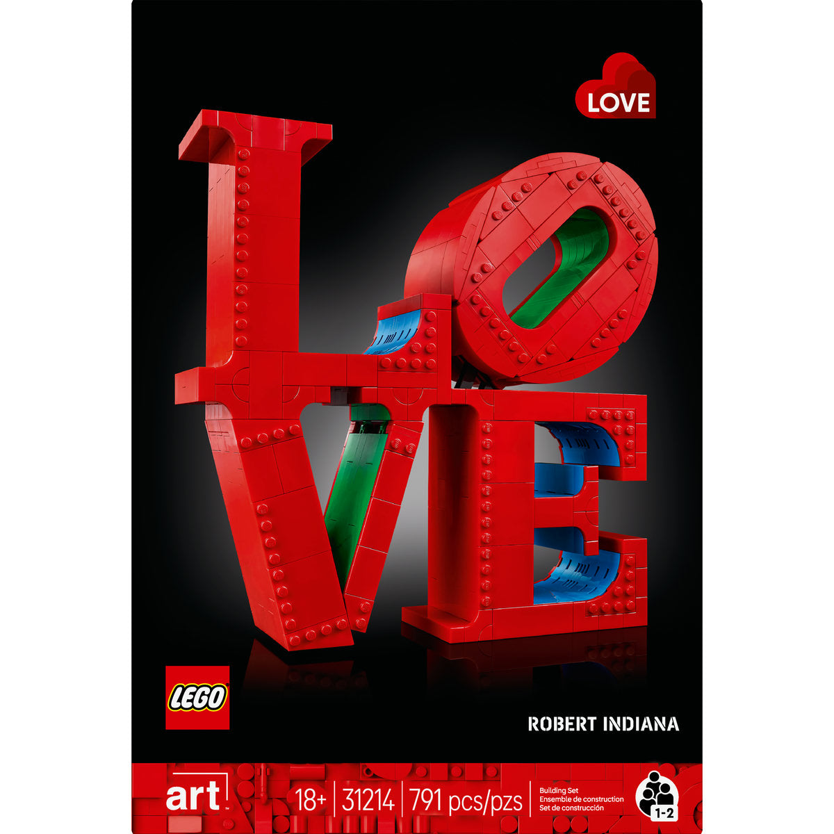 LEGO? Art LOVE. Gift for Couples and Home Decor Idea 31214 - Image 3