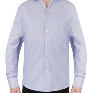 Blue Striped Dress Shirt