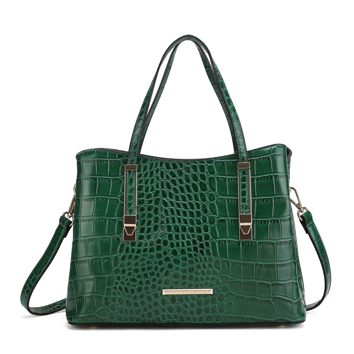 Aurelia Embossed Shoulder Bag - Image 6