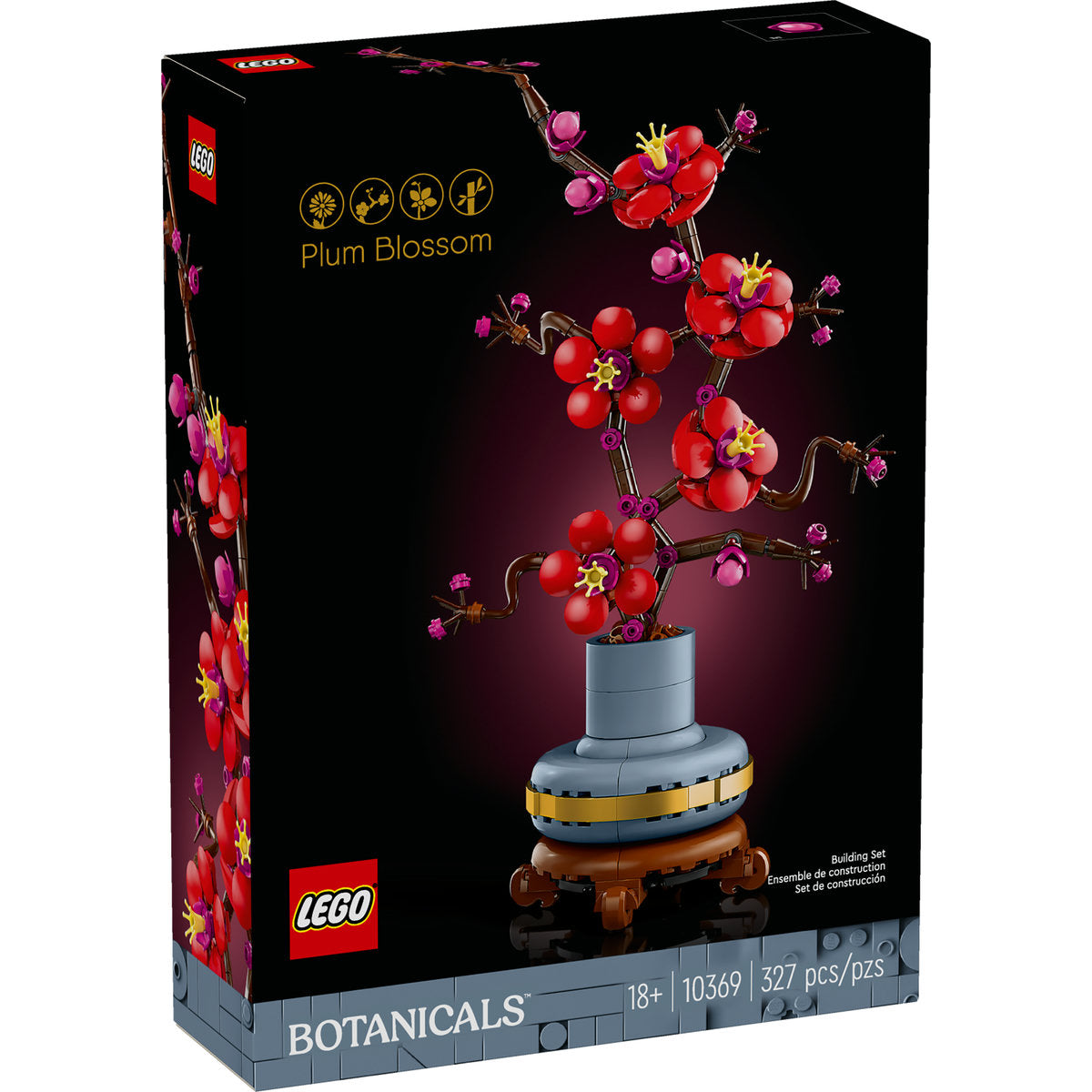 LEGO? Icons Plum Blossom Flower Decor Display Set 10369 - Image 2