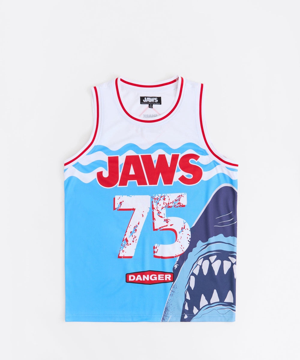 Jaws Basketball Jersey - Light Blue