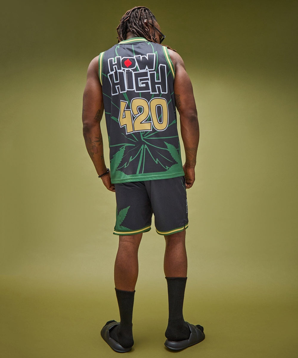 How High Basketball Short - Black - Image 13
