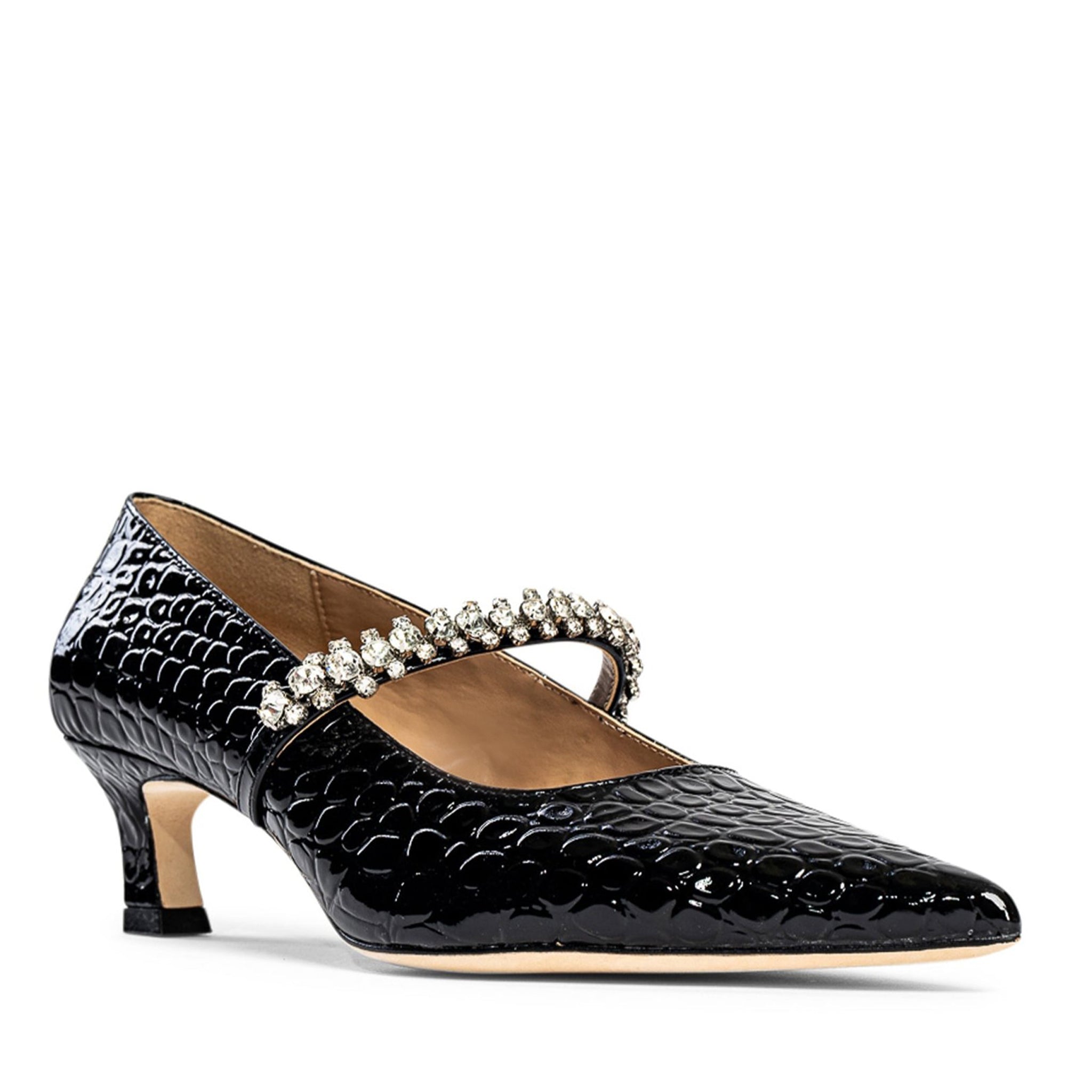 Antonella Embossed Leather Pump - Image 7