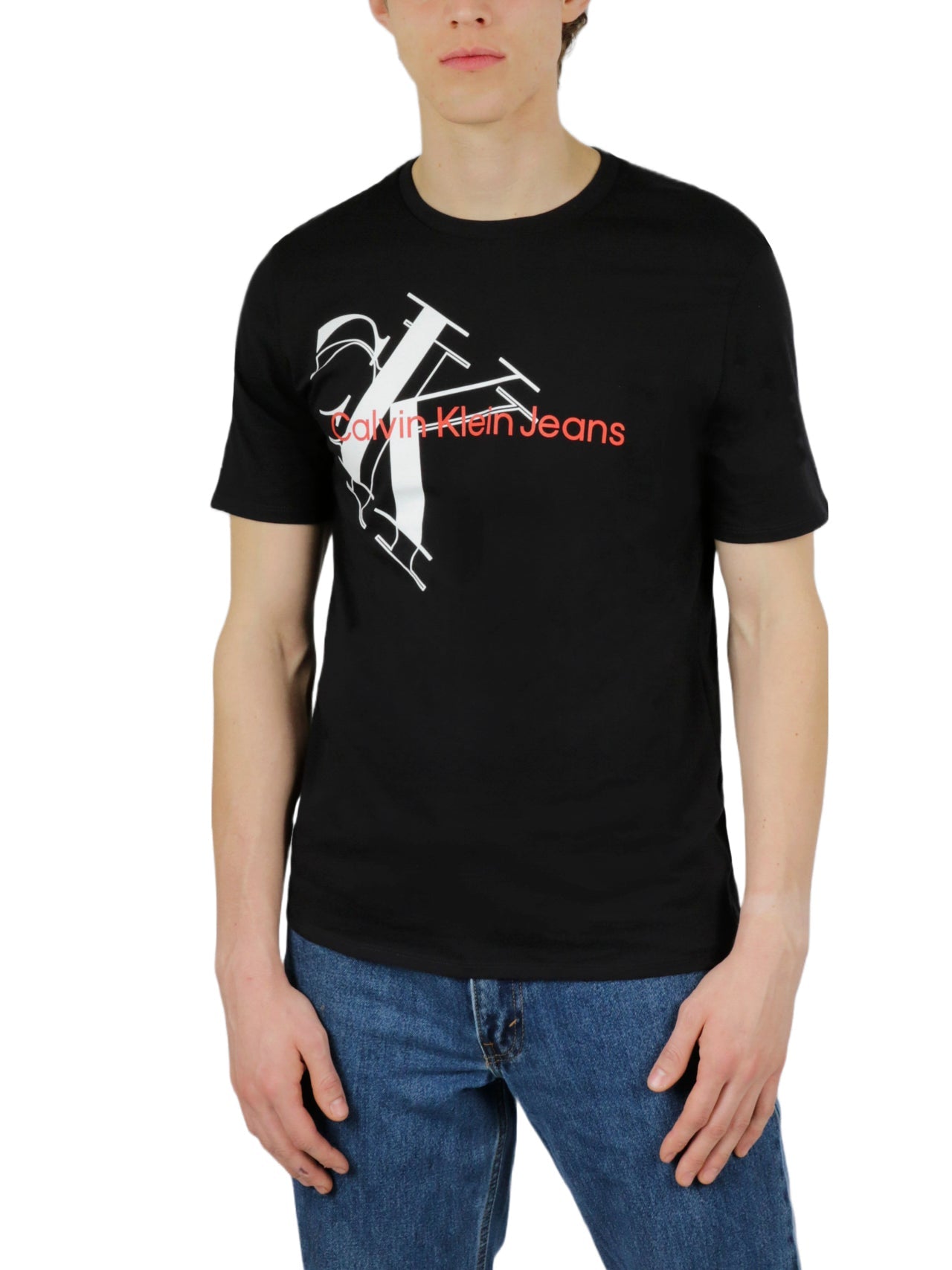 Short Sleeves Tilt Monogram Jean Tee - Image 5