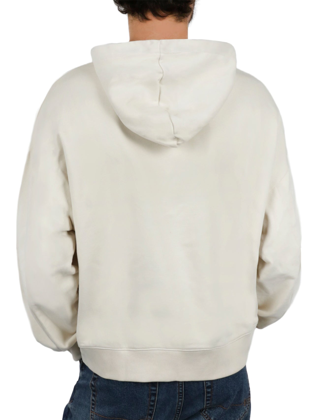 Long Sleeves Relaxed Stncl Sueded PO Hoody - Image 2