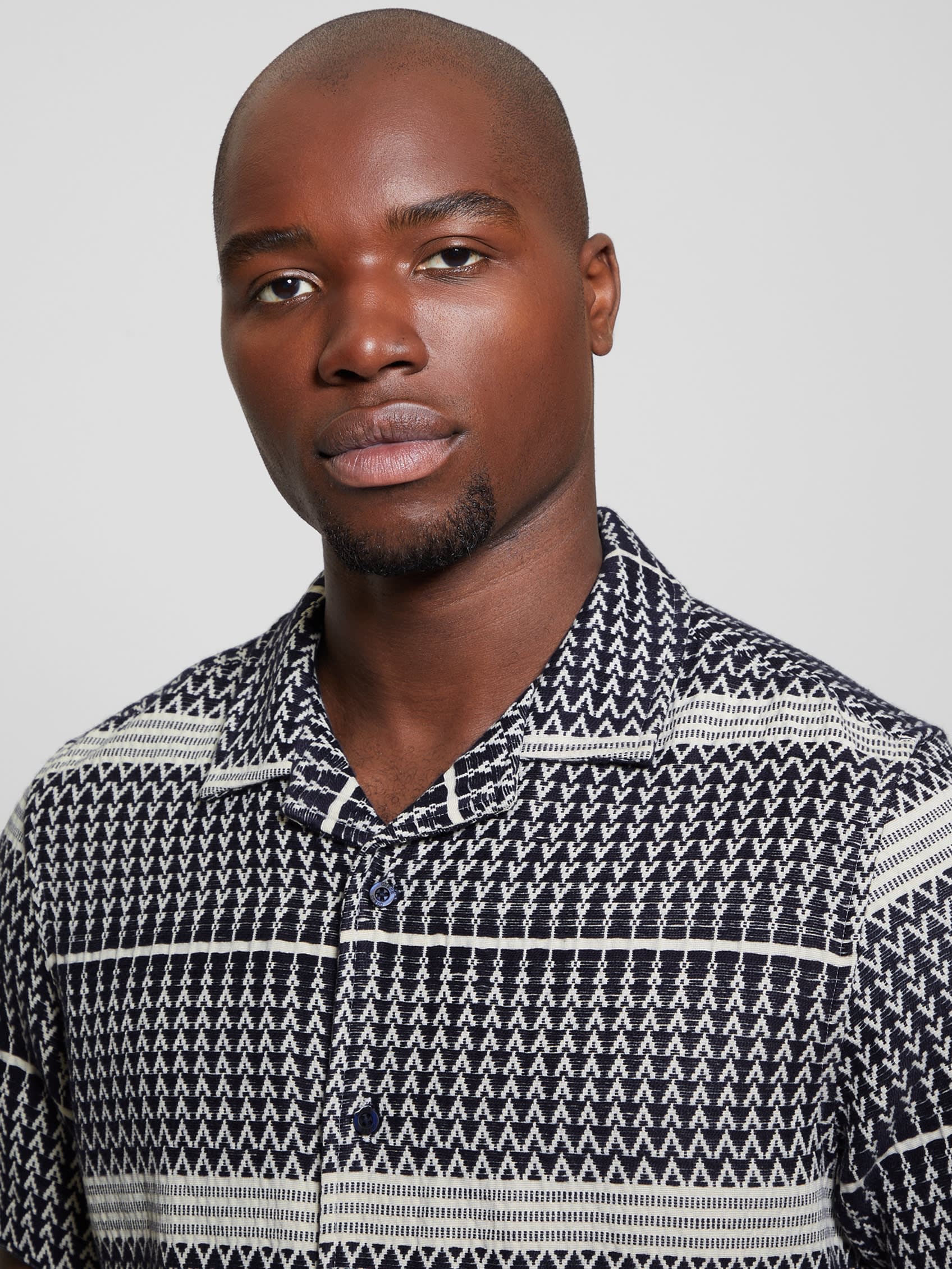 Arrow Jacquard Short Sleeve Shirt - Image 4