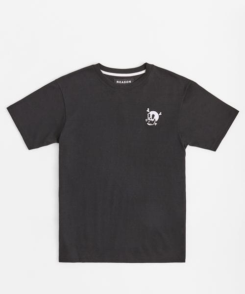 Crossbones Short Sleeve Tee - Black - Image 2