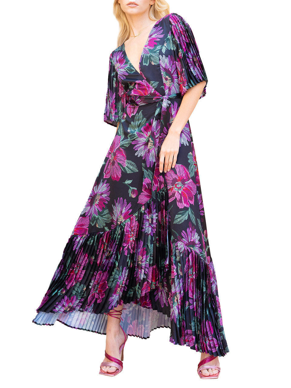 Clara Pleated Maxi Dress - Image 2