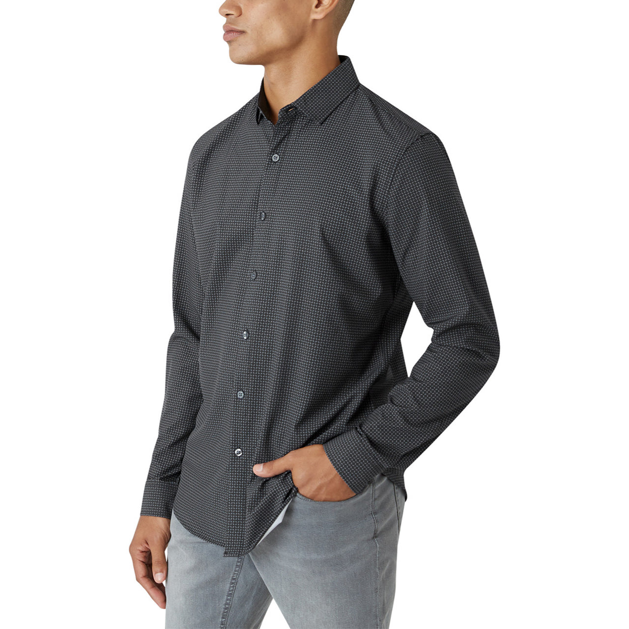 Walden Button Front Long Sleeve Shirt - Image 3