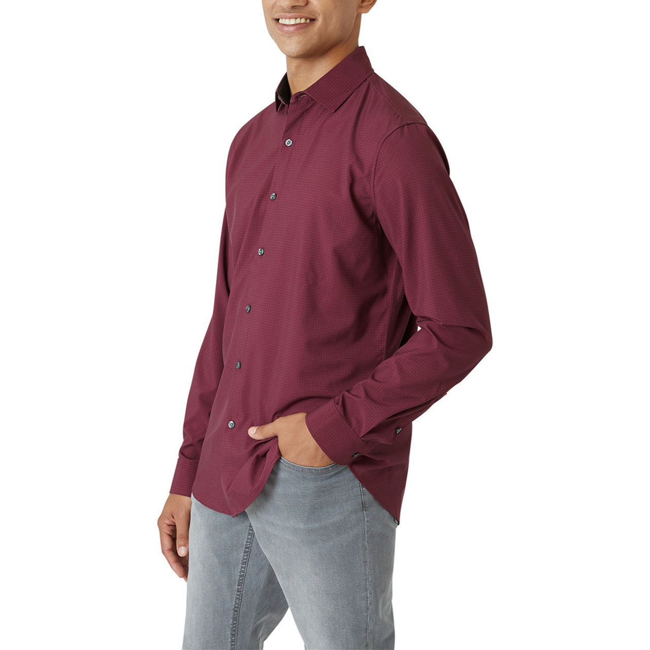 Walden Button Front Long Sleeve Shirt - Image 9