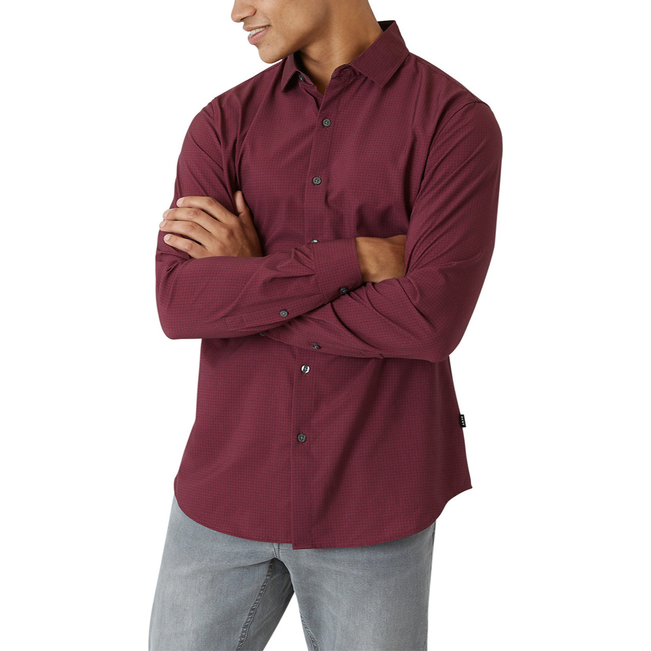 Walden Button Front Long Sleeve Shirt - Image 8