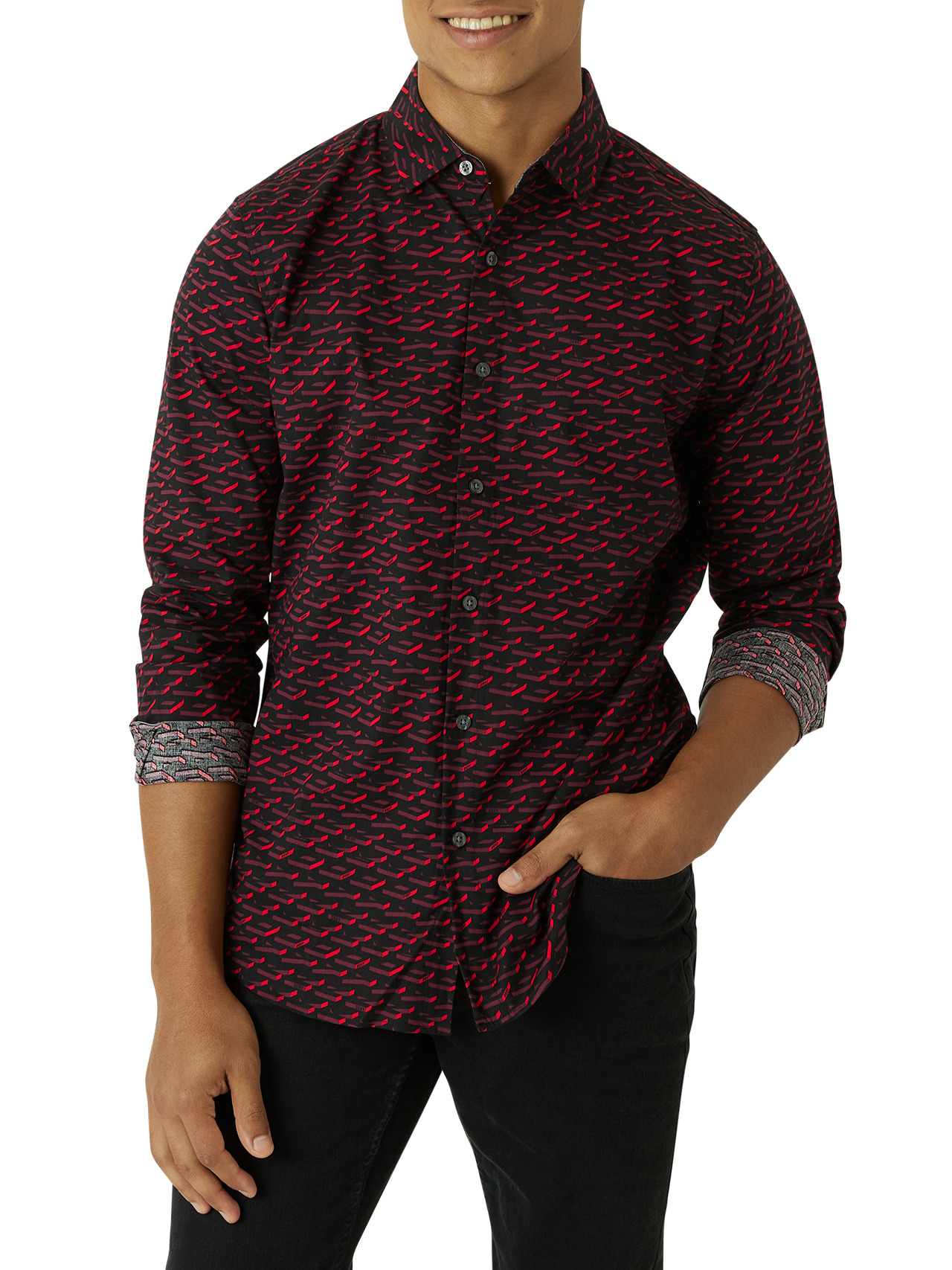 Burnett Long Sleeve Woven Shirt - Image 2