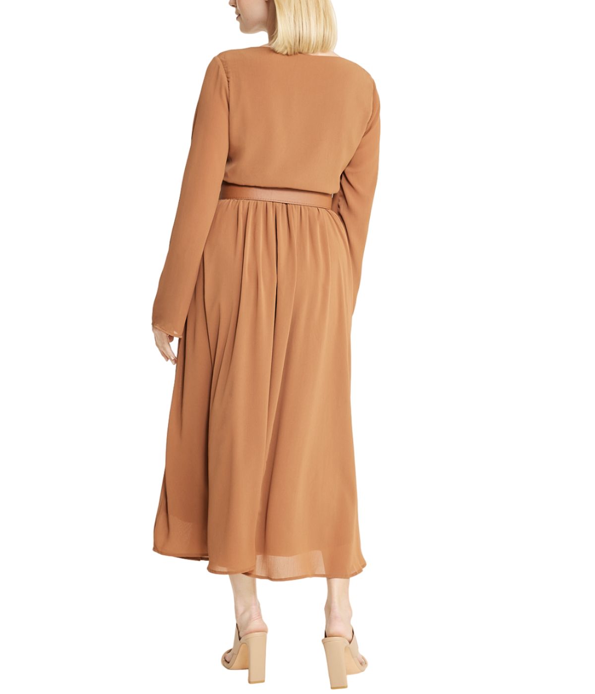 Belted Long Sleeve Dress - Image 7