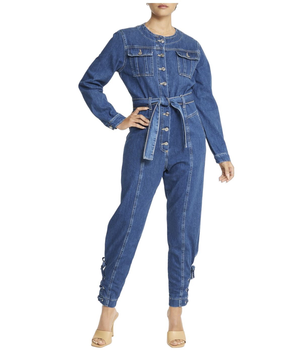 Denim Jumpsuit - Image 5