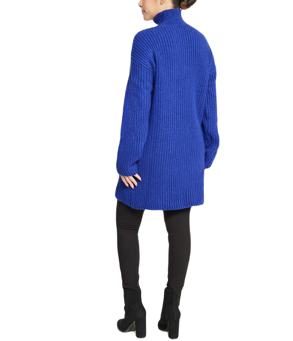 Turtleneck Funnel Sweater Dress - Image 2
