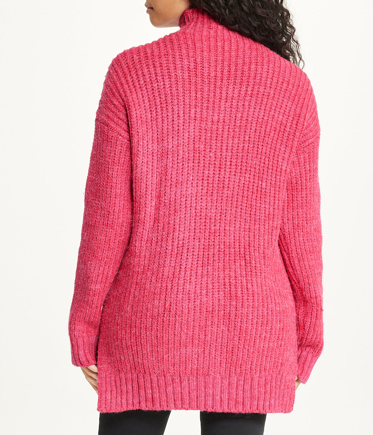 Bejewelled Cable Mock Neck Sweater - Image 2