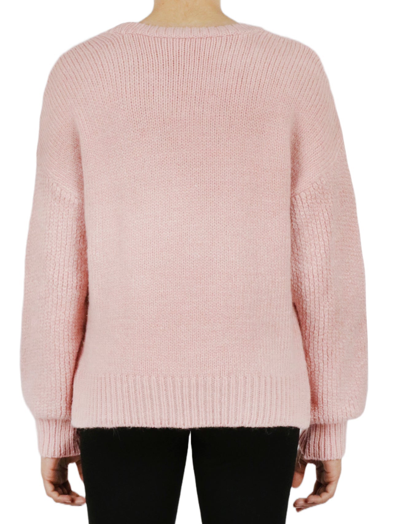Cable Knit Cropped Pullover Sweater - Image 10