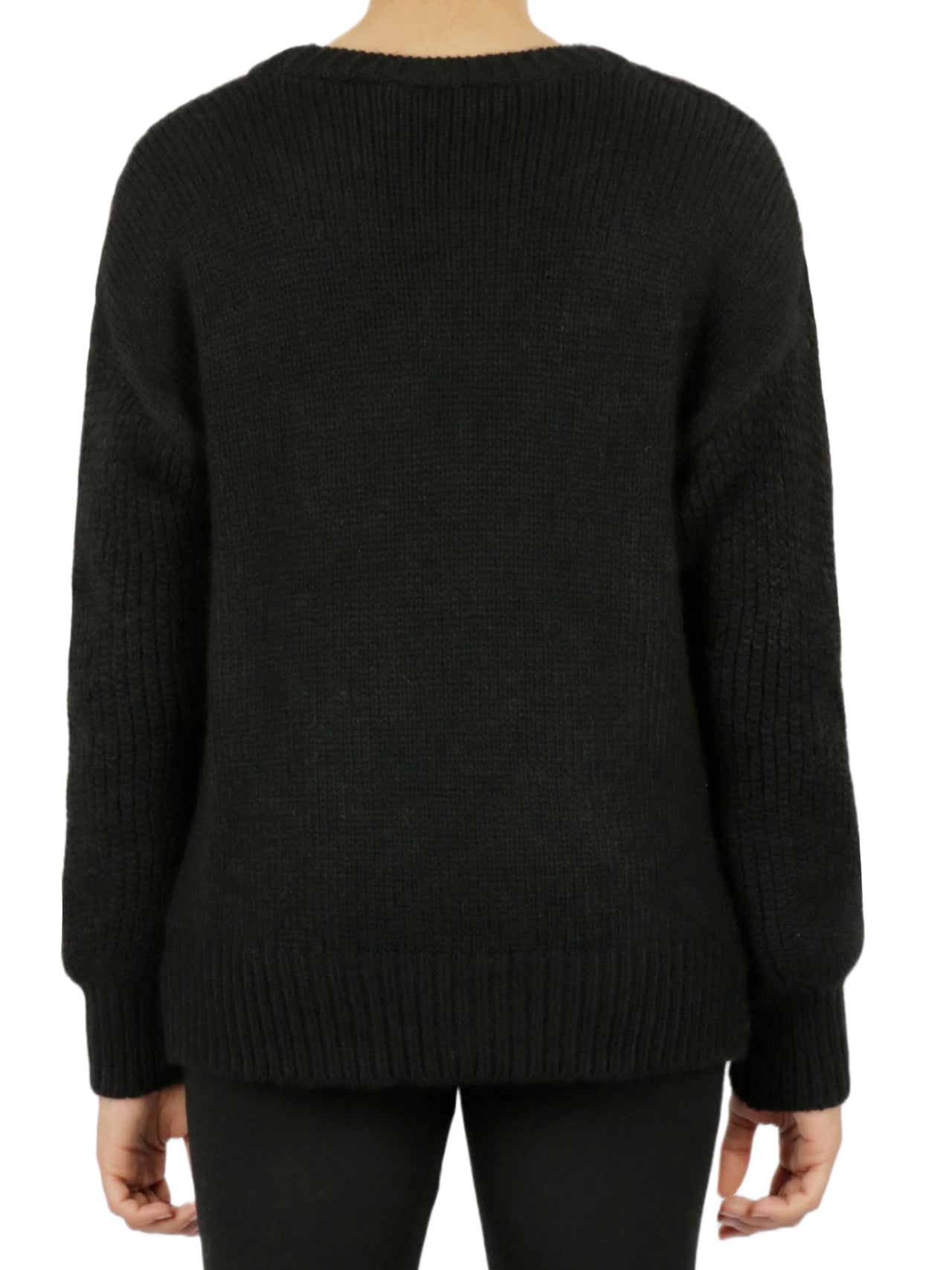 Cable Knit Cropped Pullover Sweater - Image 11