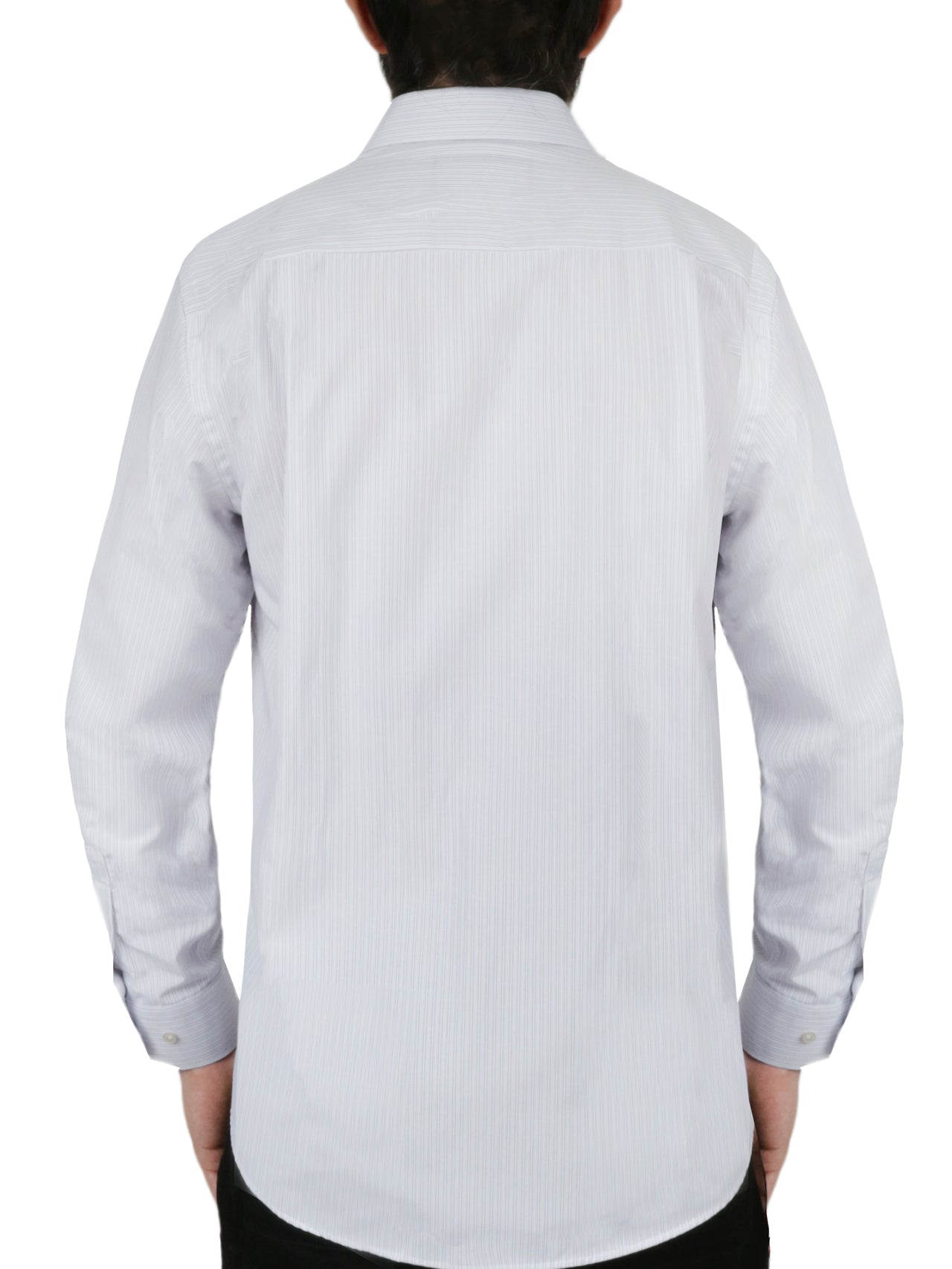 White Stripe Dress Shirt - Image 3